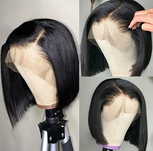 10 Inch  Glueless Straight Bob Wig