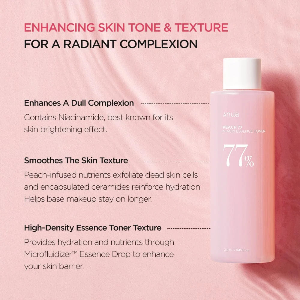Anua Peach 77% Niacinamide Serum Toner